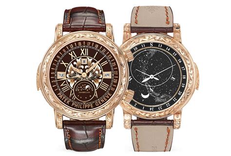 montre patek philippe double face|Patek Philippe Sky Moon Tourbillon .